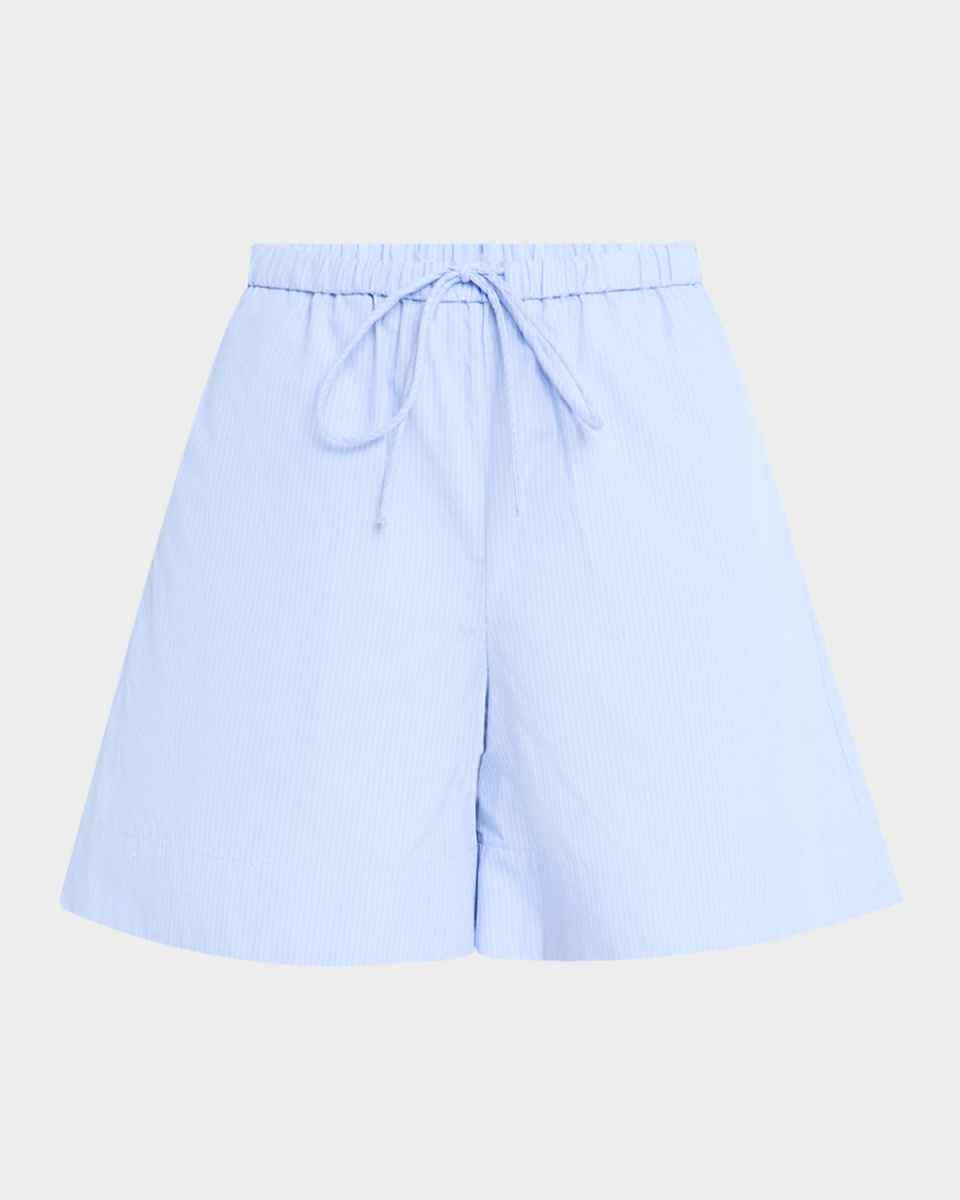 Ifeion Striped Organic Cotton Shorts